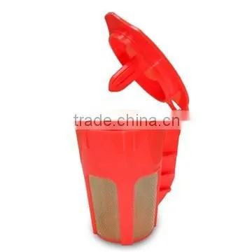 Top sale keurig filter refillable gold plated coffee cups