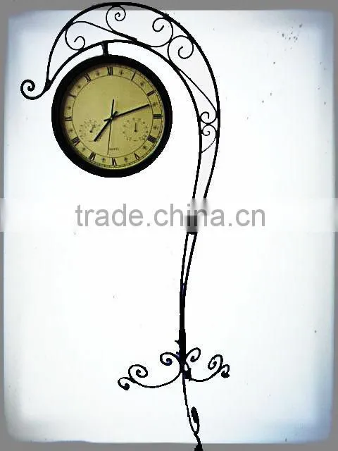 home decor handicraft antique vintage metal floor standing clock antique grandfather clock