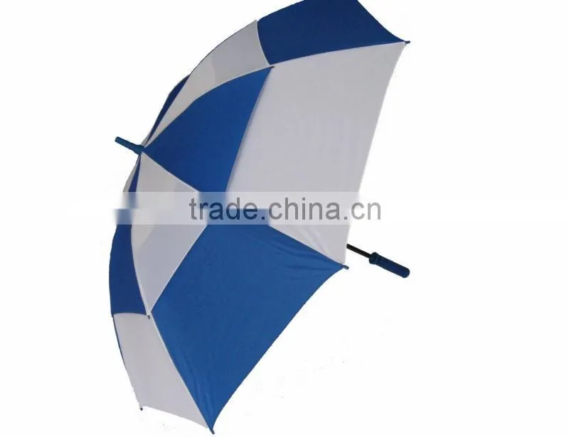 Rainbow golf umbrella with double canopies