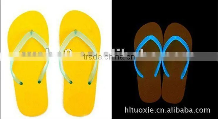 Beach flip flop with Glowing glow slipper