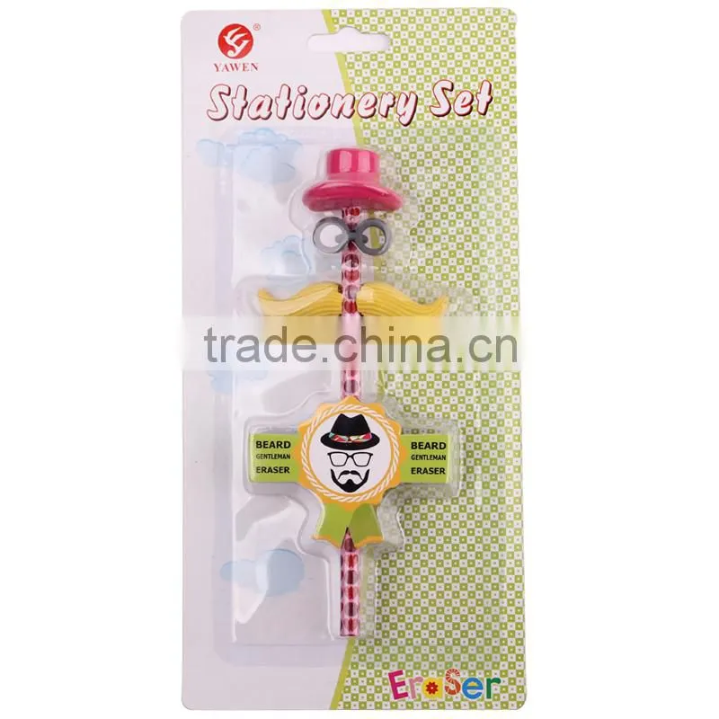 Fancy Cute Eraser with pencil