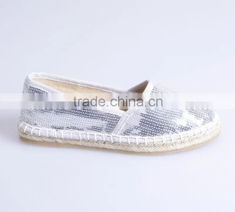 Espadrilles with sequins