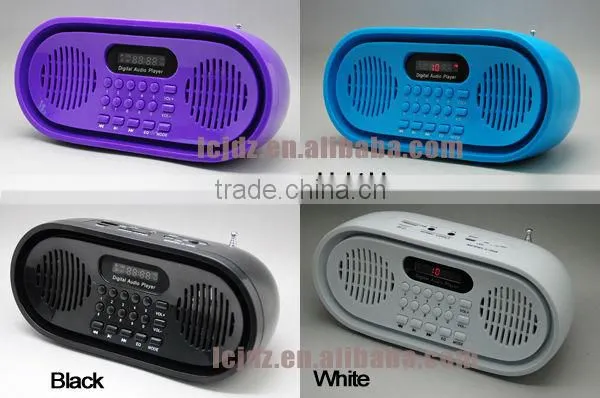 Hot portable studio speakers with fm am radio mp3 player