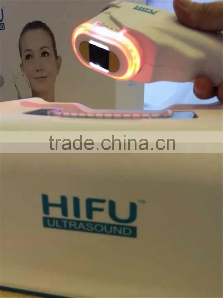 The most popular international portable hifu face lift beauty treatment machine at home