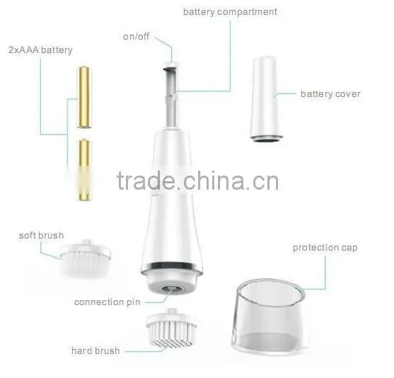 Waterproof and sonic facial brush/facial cleansing brush