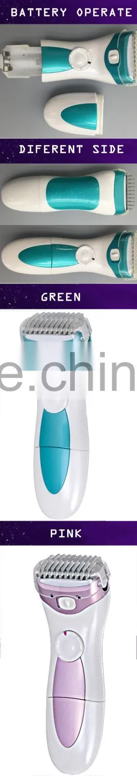 2015 TOP Portable Waterproof ladies electric shaver for travel