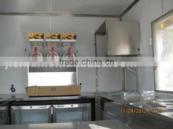 2016 Shanghai jiexian JX-FS250 Newstyle!!!Fibreglass concession food trailers