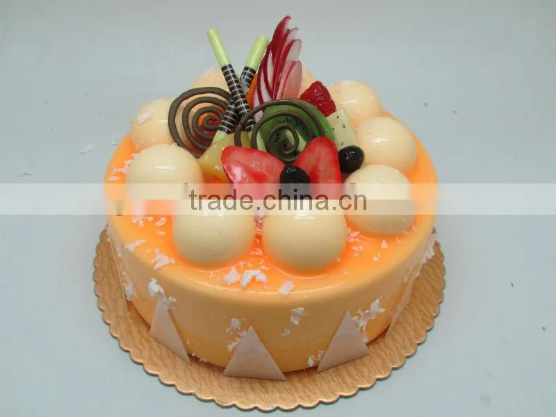 2014 NEW 3D simulation birthday cake for wedding party display/Artificial birthday cake for home decoration