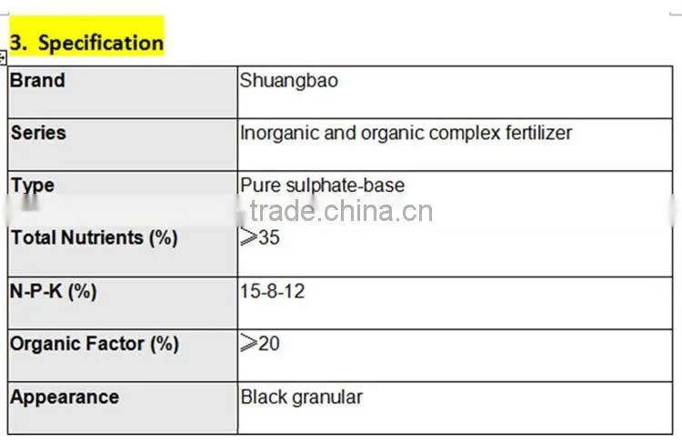NPK Complex SOD Fertilizer