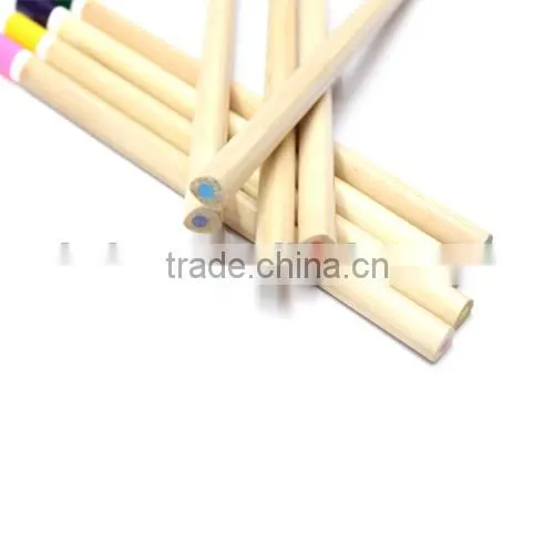Jumbo Natural wooden pencils triangle