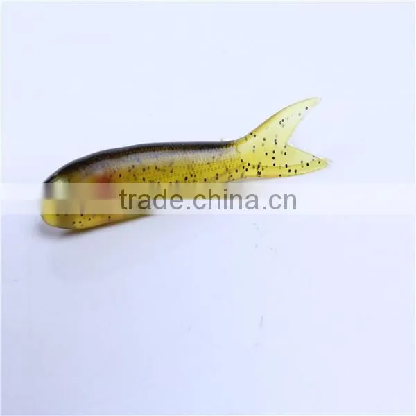 2016 High quality new design lovely reality fish soft lure with hook