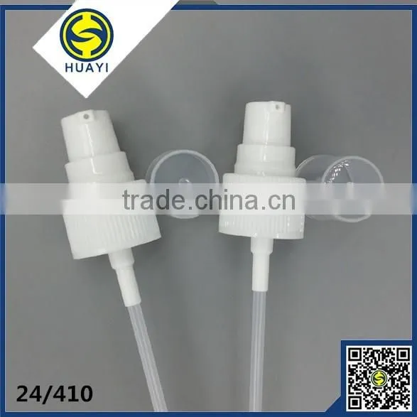 24mm cosmetic mist sprayer cream pump,white plastic 24/410 lotion pump