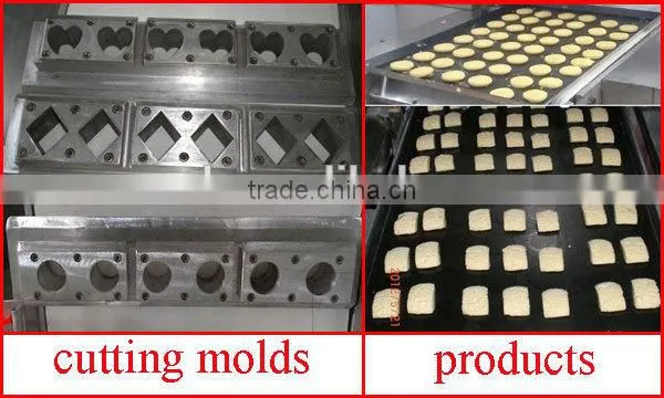 Automatic PLC control cake making cookie dropping machine