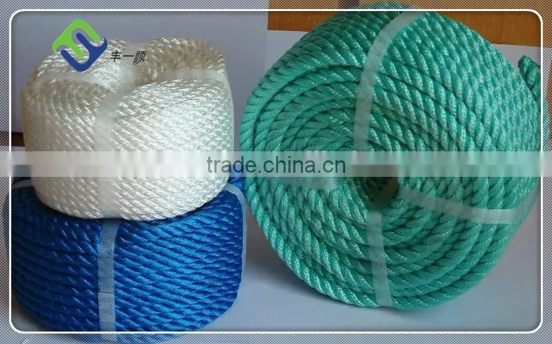 braided multi colored polyamide cord