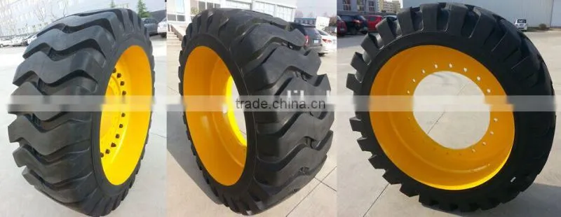 23.5 25 23.5r25 23.5-25 solid tires for mini loader backhoe front skid steer wheel loaders