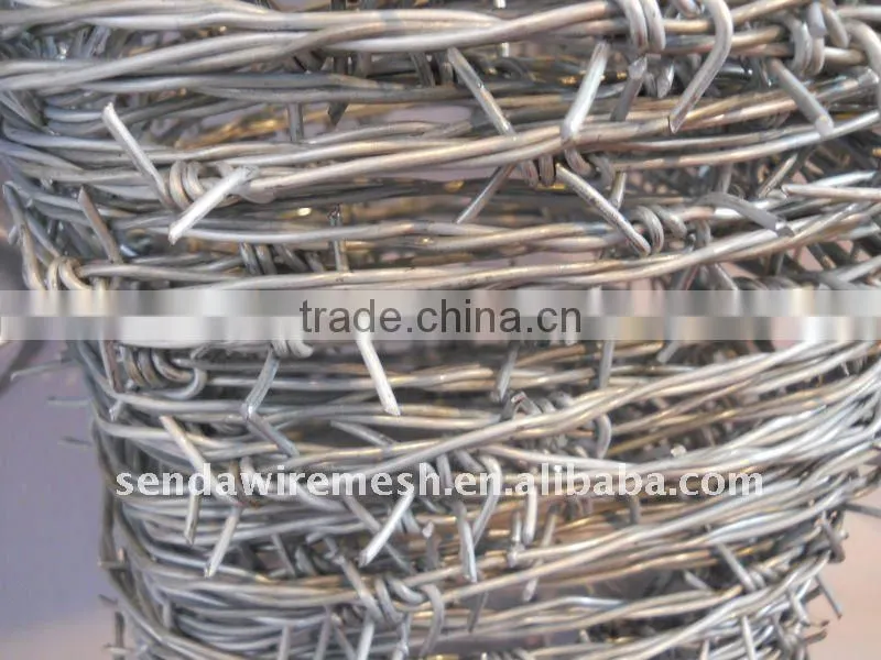 hot dipped galvanized barbed wire
