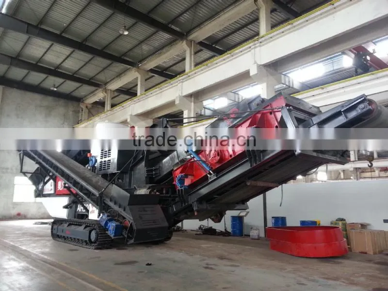 Full hydraulic rock drill mounted on excavator AH140