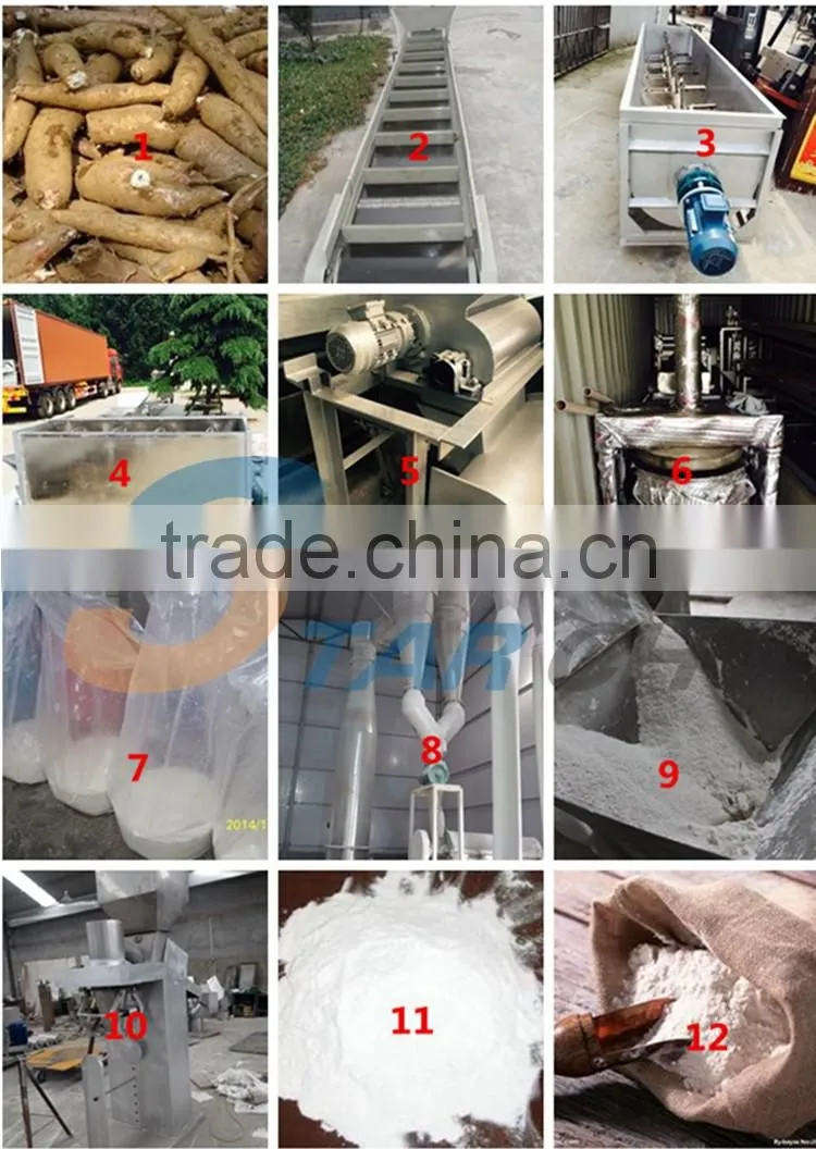 Simple Structure Semi Automatic Cassava Flour Processing Machine