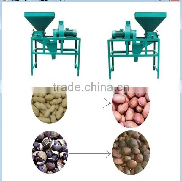 farm use automatic nut hulling machine for peanut and camellia