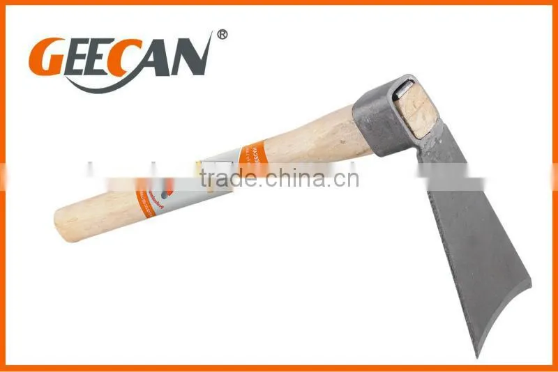 wooden hoe head