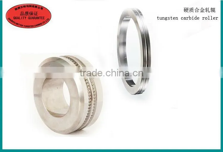 tungsten carbide roll for rolling mills