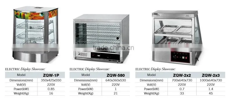 1.2m food warmer showcase,glass food warmer display showcase,food warmer cabinet(ZQW-60-3)