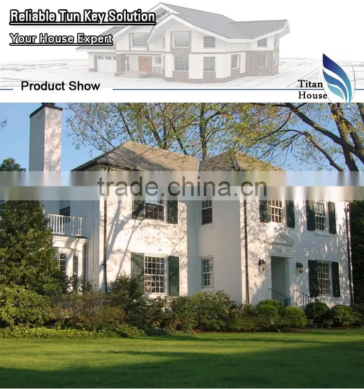 Luxury Light Steel Framing Panelized House Building in America