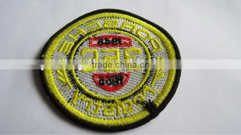 Embroidered flower patch