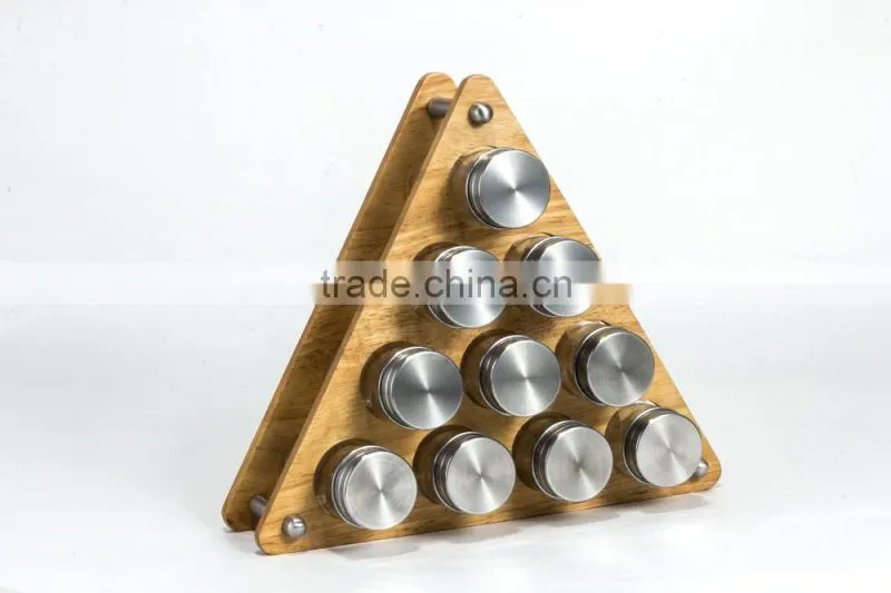 Jiangmen Manufacture Stainless Steel Kitchen Accessory Spice Jar set