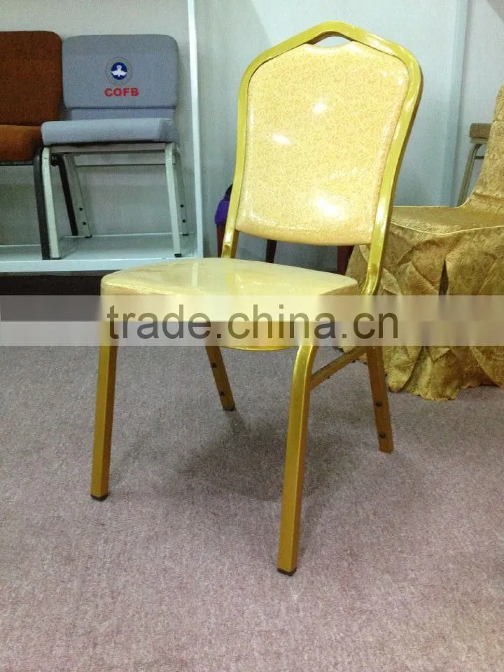 Popular Wedding Event Stackable Chair stainless steel legs dining chair