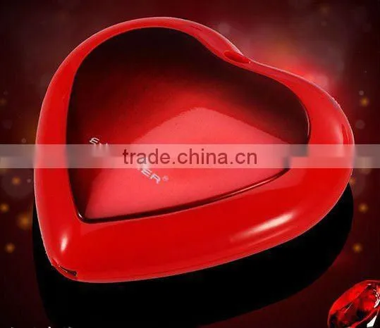 Heart smart mobile power supply hand warmer