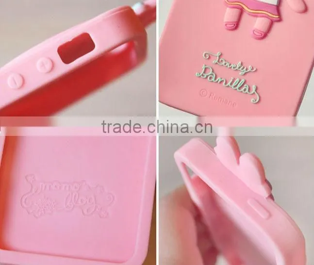 Silicone cartoon phone case