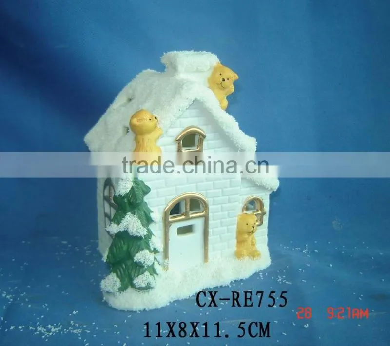 new led christmas light for home decortion in a deer -Ceramic Christmas Items