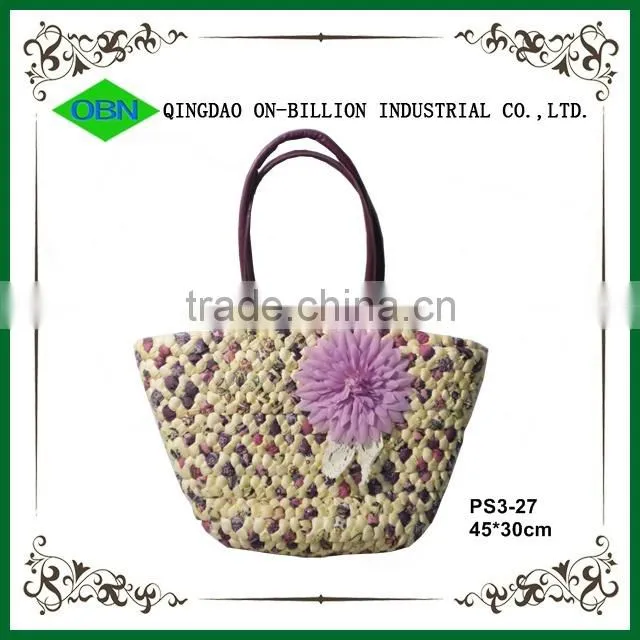 Fashion beach bag girl shoulder bag beach straw bag