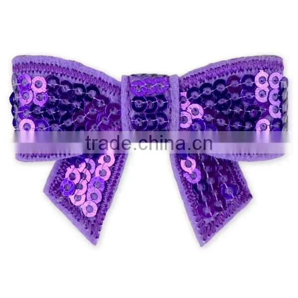 4.5cm Grosgrain Wholesale Sequins hair bows Awesome Sequins bows
