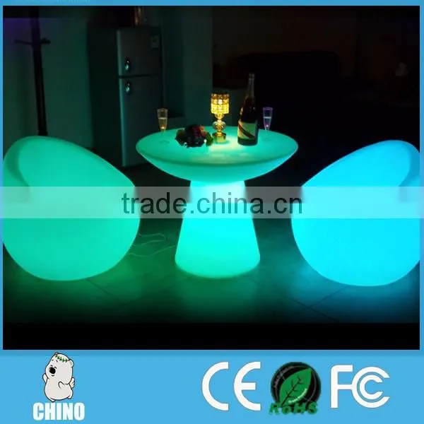 Plastic bar furniture led chair lighted Glowing Led chair sofa