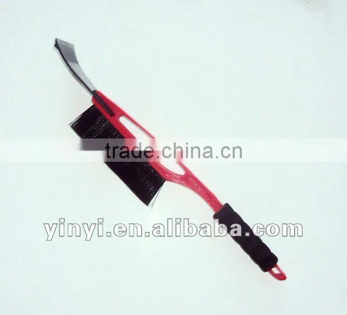car cleaning plastic snow shovel brush ice scraper with brush (RSCW-03)