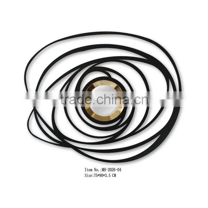 304 Polishing Electroplating Gold Stainless Steel Mirror Frame with Convex mirror Manufacturer Decorative Wall Mirror Wholesale