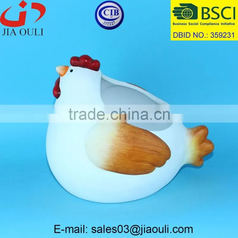 BSCI Audit Factory EASTER gifts ceramic Cute frog Prince on ball Figurines, Novelty Frog Figurine