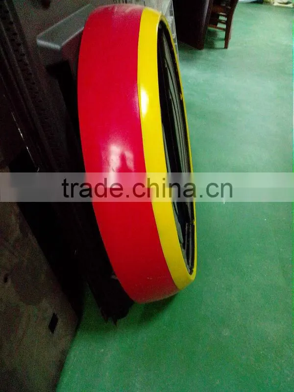 big thermoforming vacuum forming round drum cover of plastic
