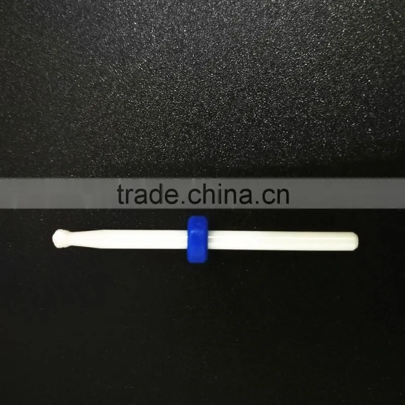 Small Ball Medium 3/32" Ceramic Nail Drill Bits