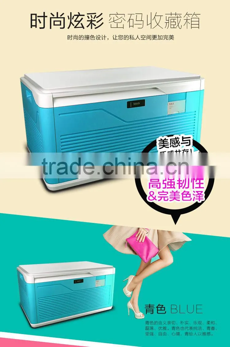 Plastic stackable storage box