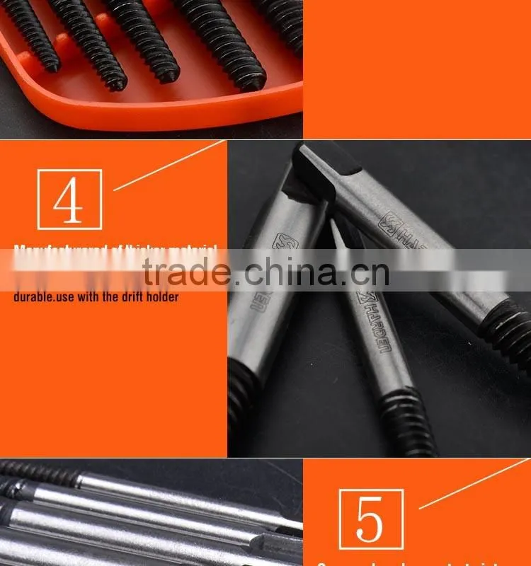 Professional 6PCS Fine Thread Screw Extractor Set