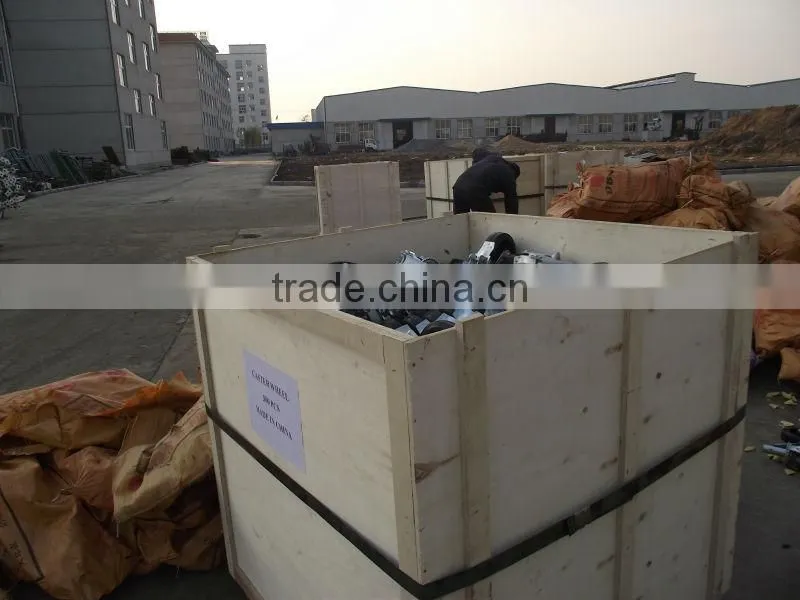 Rubber Ajustable Castor Wheel For Scaffolding