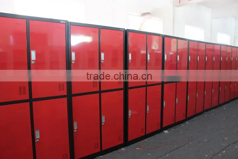 Four Doors Knock-down Steel Storage Multi-functional Gym Metal Locker/School Steel Locker