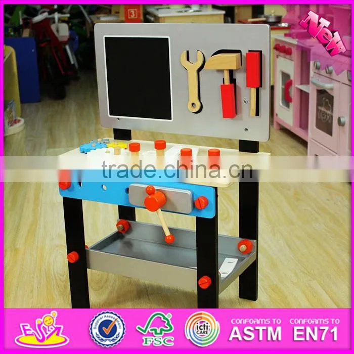2016 new design wooden tool toy set, top fashion wooden tool toy set, educational wooden tool toy set W03D070