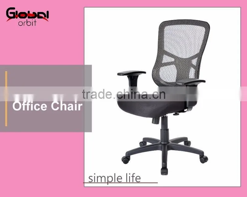 2016 Hot selling mobile office computer chair with fabric adjustable backrest