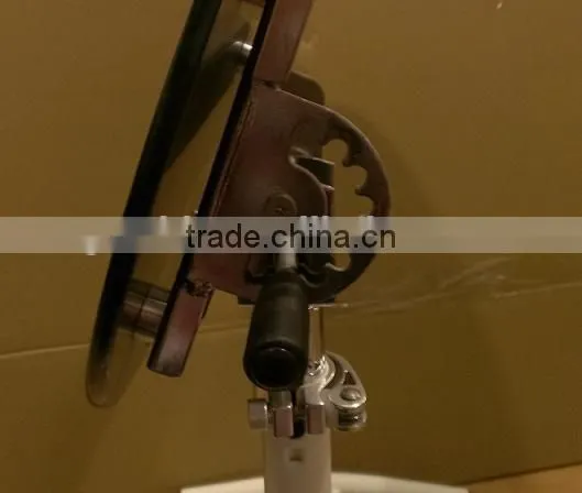 High quality office laptop table with wheels, mobile computer table cart