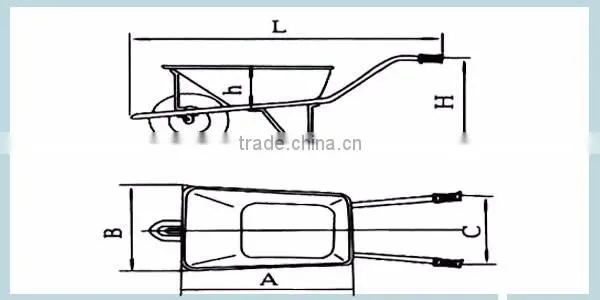 Australia 7 cuft 100L Heavy duty wheelbarrow,wheelbarrow,concrete wheelbarrow