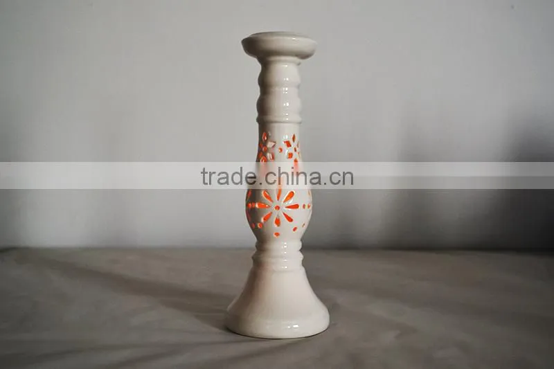 New arrivel classial design Ceramic crafts led lighting flash color
